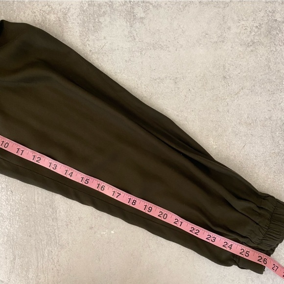 Aritzia || Sunday Best Tabata Jumper Jumpsuit Strapless in Tuscan Olive Small - Picture 10 of 11